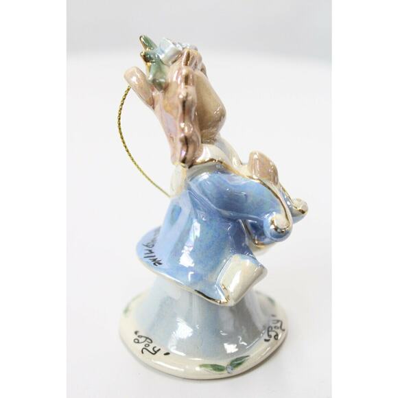 Vintage 2001 Blue Sky Corp "Joy" Angel Christmas Ornament Heather Goldmine - Picture 2 of 8
